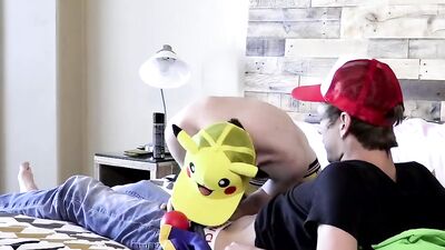I Got A Pokemon - The Hottest Bareback Cum Shots Gay Porn Video!