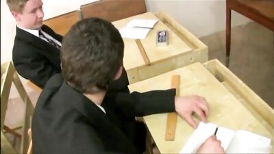 Horny Boys Suck Fuck Cum in Classroom - Big Cocks Oral Cum Shots