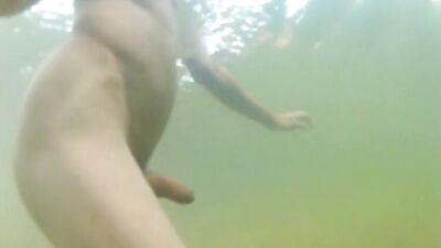 Food for Fish: Amateur Cum Shots Handjob (Gay Porn)