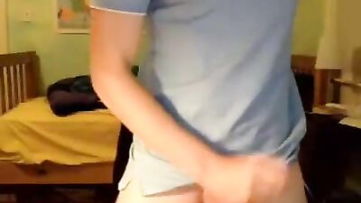 Hot Towel Cum: Amateur Solo Wanking