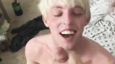 Gay Porn Twink Cum Face Blast - Get Ready for the Ultimate Blowjob Experience!