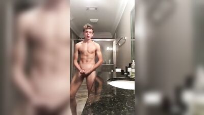 Gay Twink Love in the Bathroom - Exploring New Heights with Erotic Frenzy!