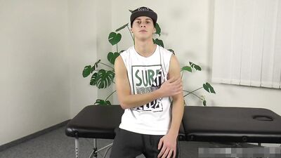 Gay Fit Boy Gets What He Needs - Handjob Solo