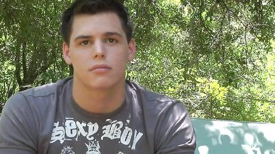 Sexy Backyard Twinks Strip Show: Gay Porn Video!