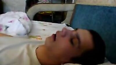 Sleeping Boy Gets His Medicine: Amateur Cum Shots