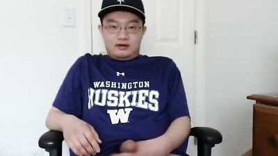 Asian College Cum N Jerk: Straight Frat Boy Porn!