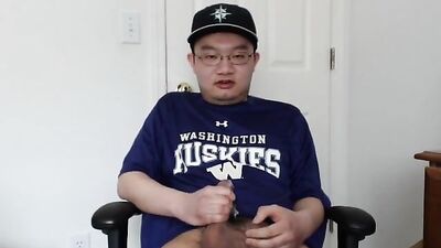 Asian College Cum N Jerk: Straight Frat Boy Porn!