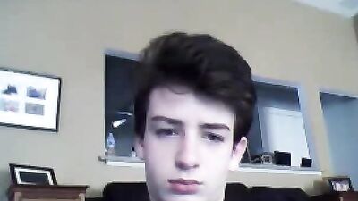 Dark haired jerker