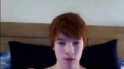 Cute Redhead Boy Goes Solo Again: Amateur Passion Unleashed