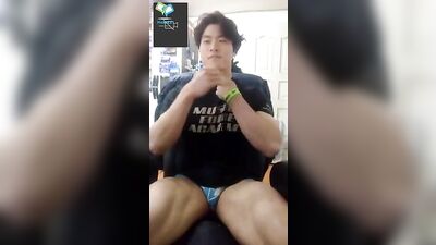 Asian Cum Shots Handjob: KOREAN muscle jerk Returns with a Vengeance!