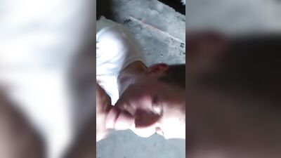 Outdoor Amateur Blond Boys Facial Cumshot Adventure!