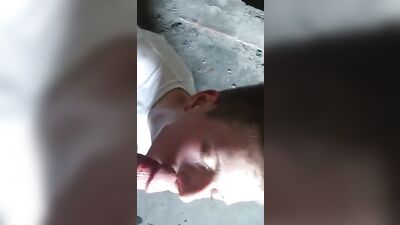 Outdoor Amateur Blond Boys Facial Cumshot Adventure!