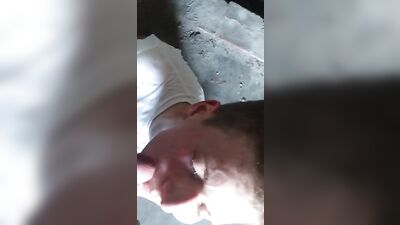 Outdoor Amateur Blond Boys Facial Cumshot Adventure!