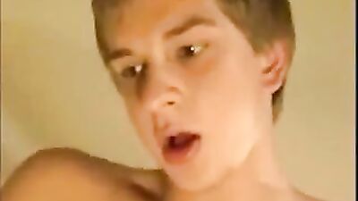 Two Cute Skinny Blond Twink-Boys Fucking in Bed!