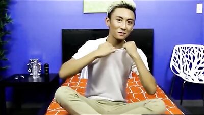 Asian Cum Shots Solo: A Smooth Boy Wank Show