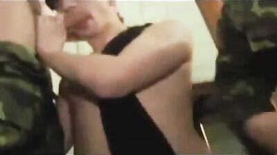 Gang Bang: Bareback Twink Soldiers