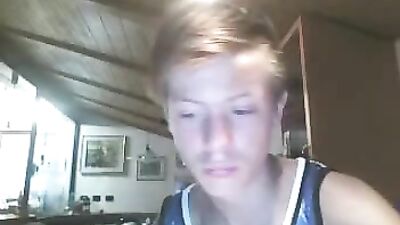 Young Blondies Private Gay Porn Show in Her Room!