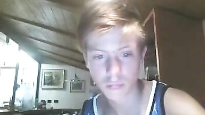 Young Blondies Private Gay Porn Show in Her Room!