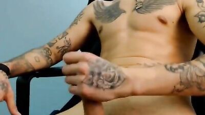 Horny Romanian Guy Shoots His Load in the Shower - Gay Porn OR