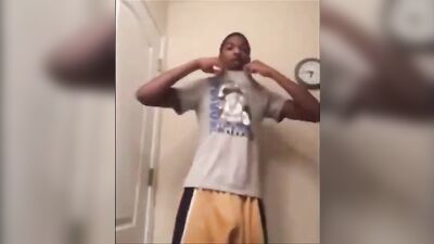 Young Black Boy Explores His Curves with a Big Dick!