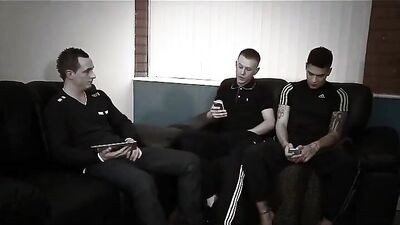 Train Fuck 3 Horny Boys: Big Cocks Cum Shots Oral Gay Porn