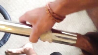 Self-Service Vacuum Thrills: Cum Sucking Adventures with Vacuum Cleaner!