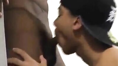 Black Cum Shot Frenzy: Two Young and Wild Guys!