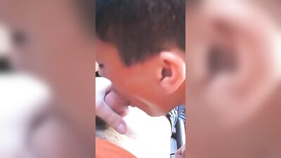 Secret Sex: Boy's Blow-Job in a Car