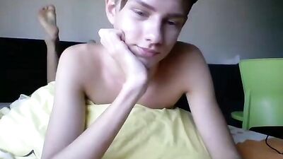 Blond Angel Ernests Hot Cum Shot Handjob Adventure!