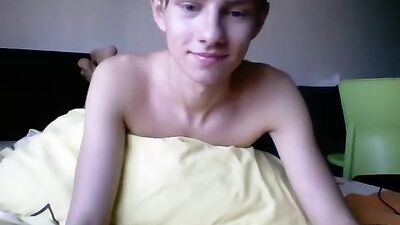 Blond Angel Ernests Hot Cum Shot Handjob Adventure!