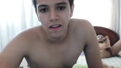 Lukas from Colombia and Friend - Bareback Action Play (190 characters)