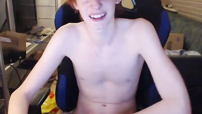 Ginger Camboy Naked - Explosive Handjob Web-Cam Action for Gay Porn Lovers!