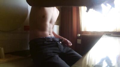 Cum in Boxers - Hardcore Gay Porn Video!
