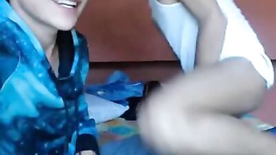 Colombian Very Cute Boy Sucks His Friends Cock On Cam