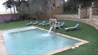 Swim Team Plunge - After The Match: Deep End Twink Fuckfest