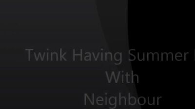 Cute twink anal with big cum shot!