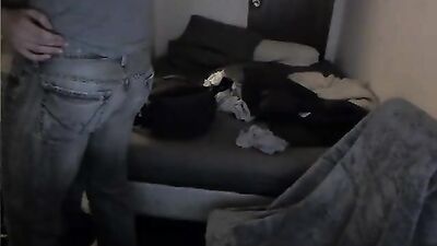 Step Sons Anal Initiation with Dad - Gay Amateur Tag Team Action