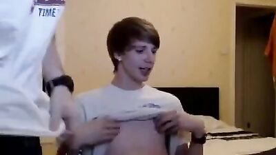 Straight guys having fun