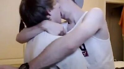 Straight guys having fun