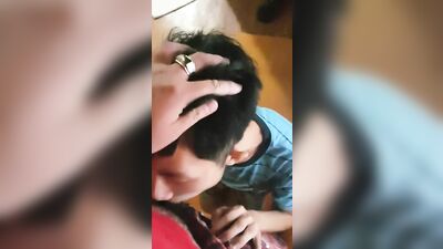 Gangbang with my Roommate - Asian Guy Suck Webcam Oral XXX