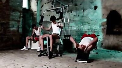 Fitness training 3some