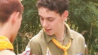 Young Threesome Boys in Public: Frat Guys Gay Sex Romp