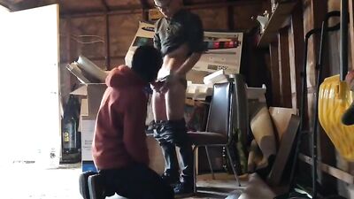 Gay Garage Fucking: Raw and Rough Action Amature Bareback