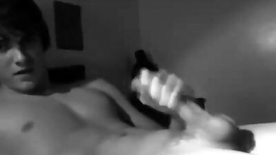 Hot boy spilling cum