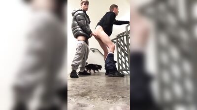 Stairwell Stories: Boyfriends Barebacking in the Stairwell