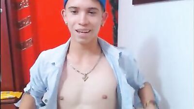 Super cute and smooth he loves to play with his dildo