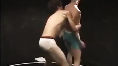 Gay Amateur Fetish Wrestlers Second Half Match: First Time Action!
