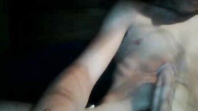 Teenboy jerking his huge cock 08