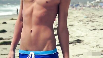 Old School Oral Action Cumshot: No School Today Gay Porn Video!