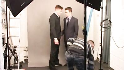 In the photo studio: Bareback Cum Shots - Hardcore Action